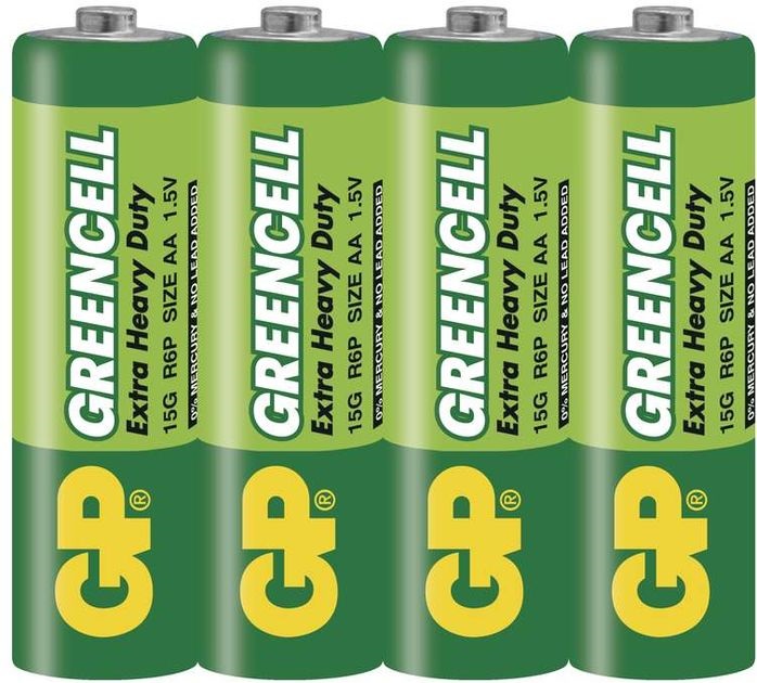 GP Greencell AA (LR06) ceruza elem 4db/zsugor