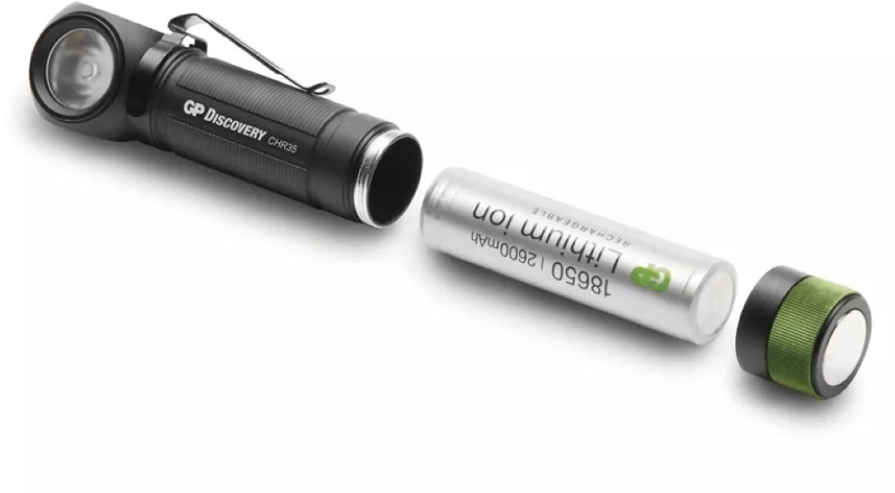 GP P8555 Discovery CHR35 CREE LED 600lm tölthető fejlámpa