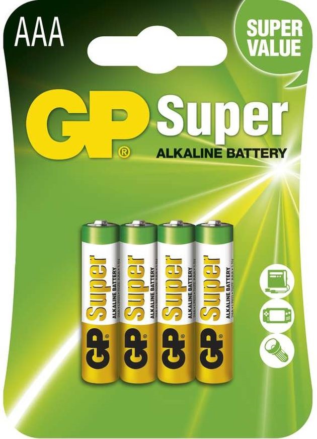 GP Super alkáli AAA (LR03) mikro ceruza elem 4db/bliszter