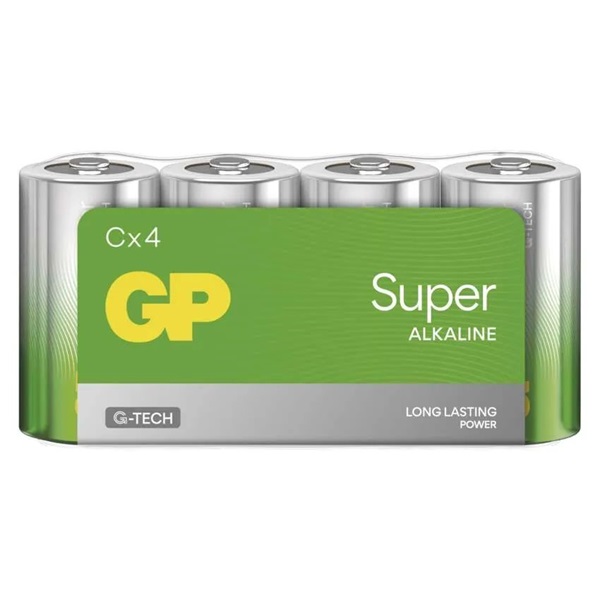GP Super alkáli elem C 4db/bliszter