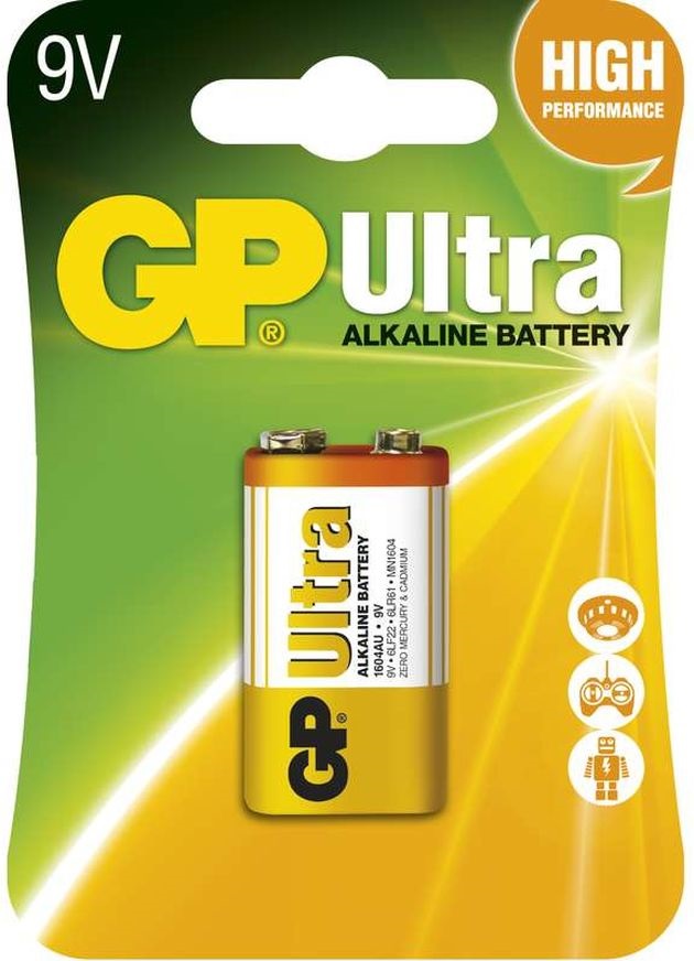 GP Ultra alkáli 9V (6LF22, 6LR61) 1db/bliszter