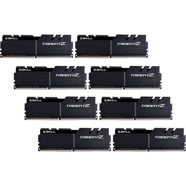 G.Skill 128GB 3600MHz DDR-4 Trident Z (Kit! 8db 16GB) (F4-3600C17Q2-128GTZKK) memória