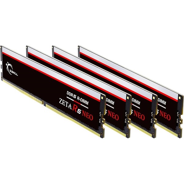 G.Skill 128GB 6000MHz DDR-5 Zeta R5 Neo Intel XMP (Kit! 4db 32GB) (F5-6000R3036G32GQ4-ZR5K) memória