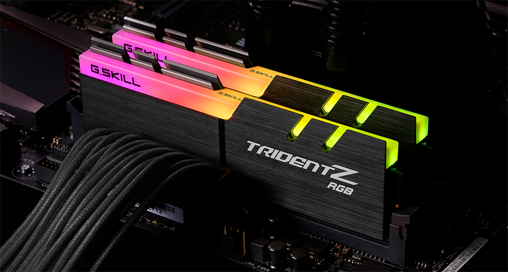 G.Skill 16GB/3000MHz DDR-4 Trident Z RGB (Kit! 2db 8GB) (F4-3000C16D-16GTZR) memória