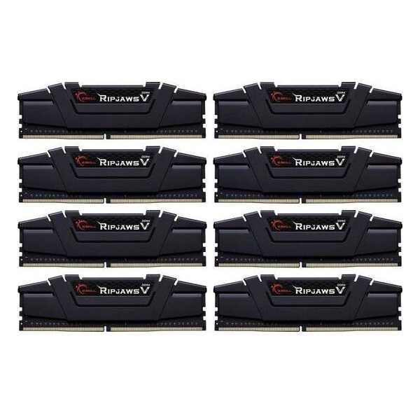 G.Skill 256GB 3200MHz DDR-4 Ripjaws V (Kit! 8db 32GB) (F4-3200C14Q2-256GVK) memória