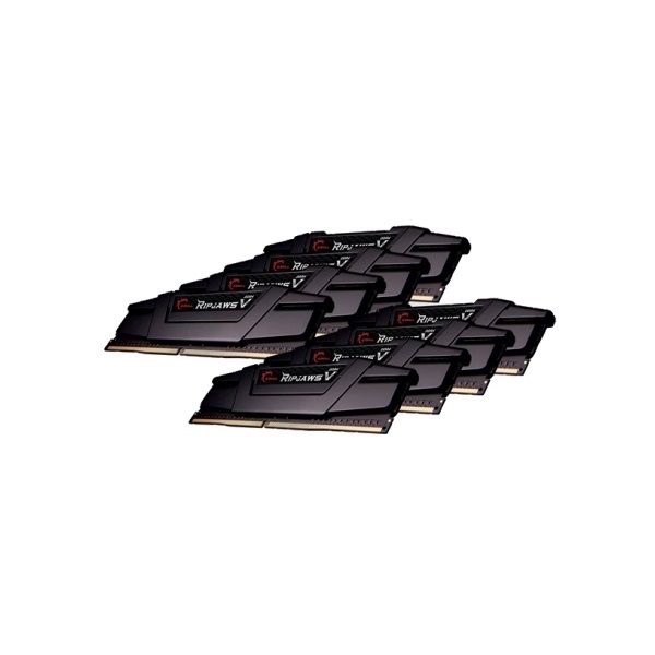 G.Skill 256GB 3600MHz DDR-4 Ripjaws V (Kit! 8db 32GB) (F4-3600C16Q2-256GVK) memória