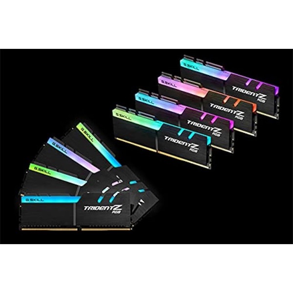 G.Skill 256GB 3600MHz DDR-4 Trident Z RGB (Kit! 8db 32GB) (F4-3600C16Q2-256GTZR) memória