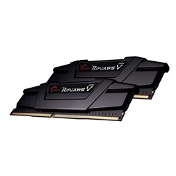 G.Skill 32GB 4400MHz DDR-4 Ripjaws V Intel XMP Black (Kit! 2db 16GB) (F4-4400C19D-32GVK) memória