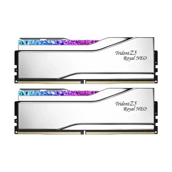G.Skill 32GB 6400MHz DDR-5 Trident Z5 Royal Neo AMD EXPO (Kit! 2db 16GB) (F5-6400J3039G16GX2-TR5NS) memória