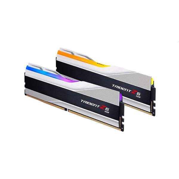 G.Skill 32GB 8000MHz DDR-5 Trident Z5 RGB Intel XMP Silver (Kit! 2db 16GB) (F5-8000J3848H16GX2-TZ5RS) memória