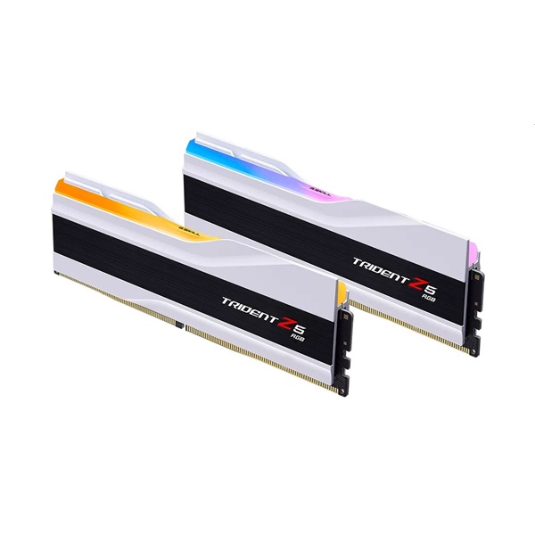 G.Skill 48GB 8000MHz DDR-5 Trident Z5 RGB Intel XMP White (Kit! 2db 24GB) (F5-8000J4048F24GX2-TZ5RW) memória
