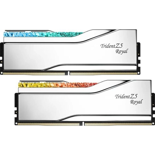 G.Skill 48GB 8400MHz DDR-5 Trident Z5 Royal Intel XMP (Kit! 2db 24GB) (F5-8400J4052G24GX2-TR5S) memória