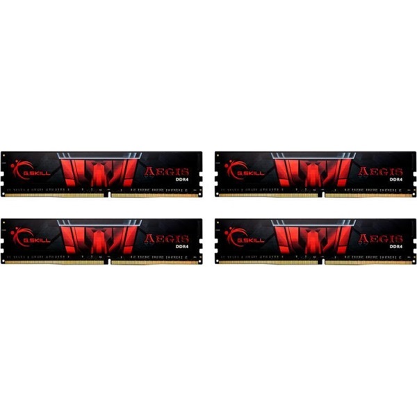 G.Skill 64GB 3200MHz DDR-4 Aegis (Kit! 4db 16GB) (F4-3200C16Q-64GIS) memória
