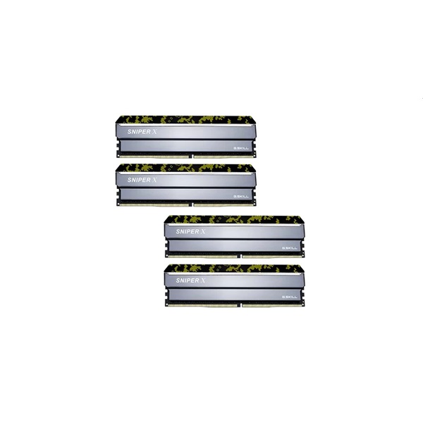 G.Skill 64GB 3600MHz DDR-4 Sniper X Intel XMP Digital Camo (Kit! 4db 16GB) (F4-3600C19Q-64GSXKB) memória