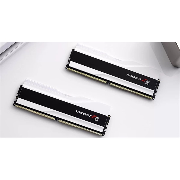 G.Skill 96GB 6400MHz DDR-5 Trident Z5 RGB Intel XMP White (Kit! 2db 48GB) (F5-6400J3239F48GX2-TZ5RW) memória