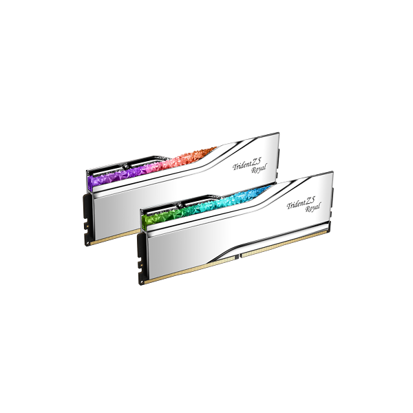 G.Skill 96GB 6400MHz DDR-5 Trident Z5 Royal Intel XMP (Kit! 2db 48GB) (F5-6400J3239F48GX2-TR5S) memória