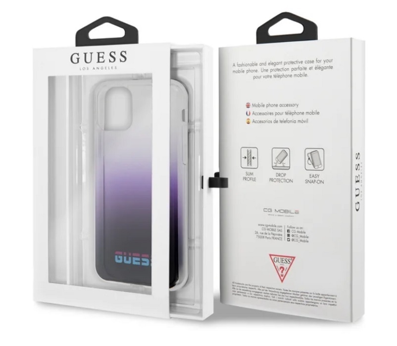 GUESS California iPhone 11 Pro Max lila PC/TPU tok