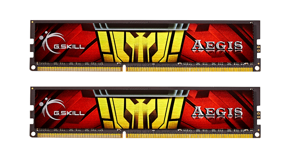 G.Skill 16GB 1333MHz DDR-3 Aegis (Kit! 2db 8GB) (F3-1333C9D-16GIS) memória