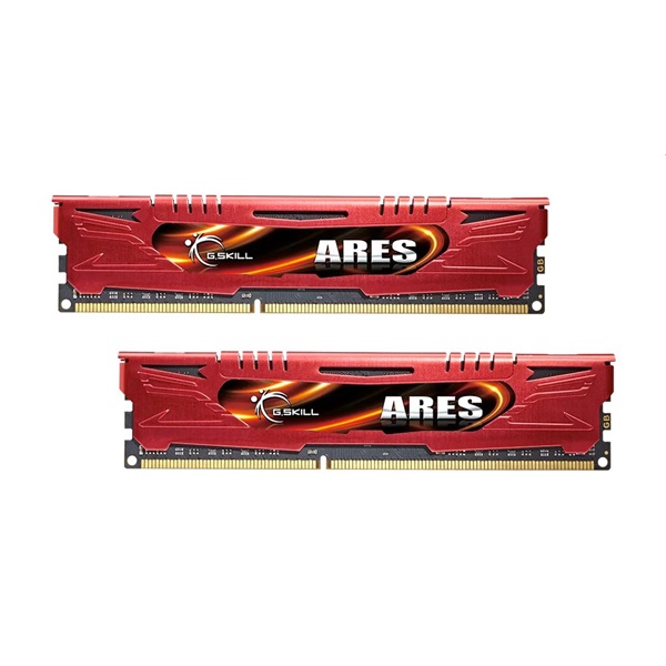 G.Skill 16GB 1600MHz DDR-3 Ares Intel XMP Red (Kit! 2db 8GB) (F3-1600C9D-16GAR) memória