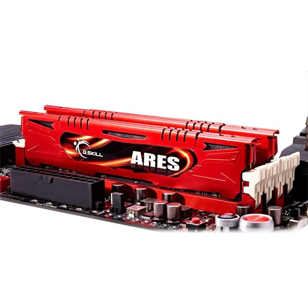 G.Skill 16GB 1600MHz DDR-3 Ares Intel XMP Red (Kit! 2db 8GB) (F3-1600C9D-16GAR) memória