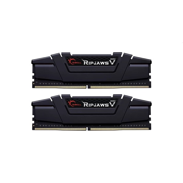 G.Skill 16GB 3200MHz DDR-4 Ripjaws V Intel XMP Black (Kit! 2db 8GB) (F4-3200C14D-16GVK) memória