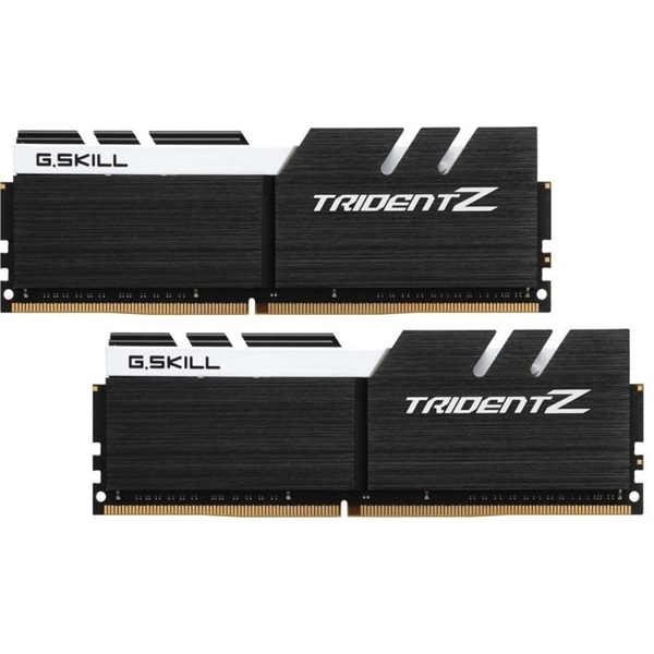 G.Skill 16GB 3200MHz DDR-4 Trident Z Intel XMP Black/White (Kit! 2db 8GB) (F4-3200C14D-16GTZKW) memória