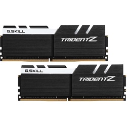 G.Skill 16GB 3200MHz DDR-4 Trident Z Intel XMP Black/White (Kit! 2db 8GB) (F4-3200C14D-16GTZKW) memória