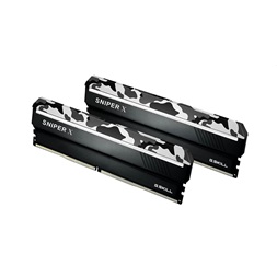 G.Skill 16GB 3600MHz DDR-4 Sniper X Intel XMP Urban Camo (Kit! 2db 8GB) (F4-3600C19D-16GSXWB) memória