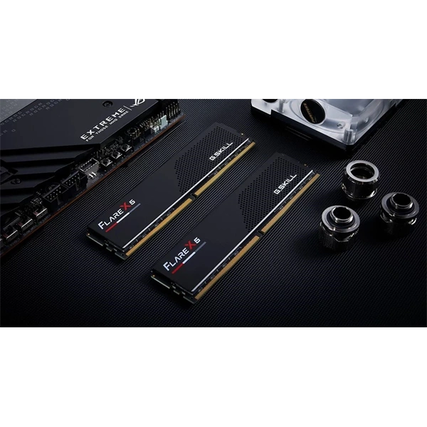 G.Skill 256GB 6000MHz DDR5 Flare X5 AMD EXPO (Kit! 4db 64GB) (F5-6000J3244G64GX4-FX5) memória