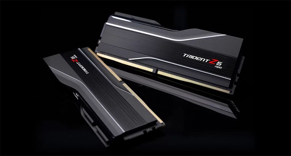 G.Skill 32GB 5600MHz DDR-5 Trident Z5 Neo AMD EXPO (Kit! 2db 16GB) (F5-5600J2834F16GX2-TZ5N) memória