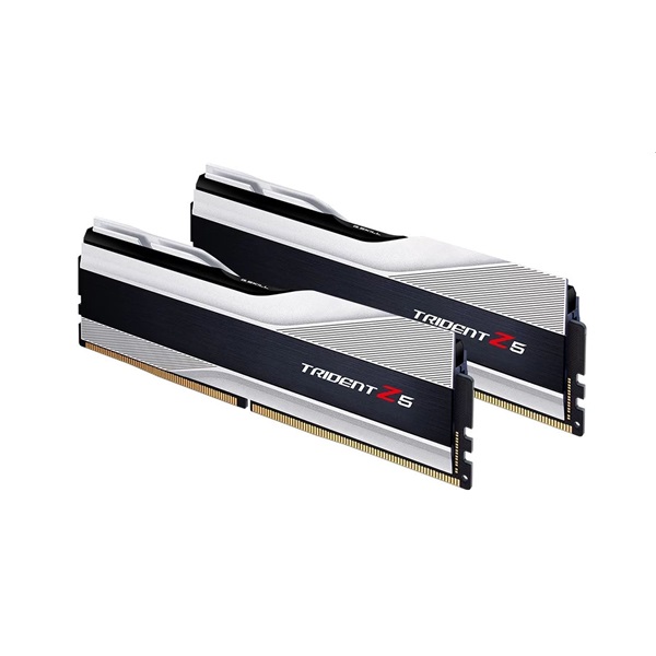 G.Skill 64GB 6000MHz DDR-5 Trident Z5 Intel XMP Silver (Kit! 2db 32GB) (F5-6000J3238G32GX2-TZ5S) memória