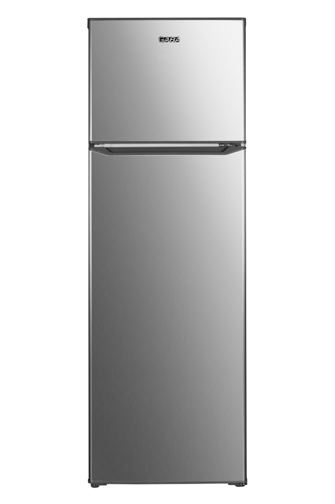 Gaba GH-240X 248 L inox, felülfagyasztós, Hűtő:198L, Fagyasztó:50L, hűtőszekrény