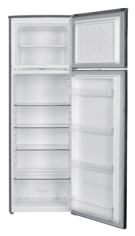 Gaba GH-240X 248 L inox, felülfagyasztós, Hűtő:198L, Fagyasztó:50L, hűtőszekrény