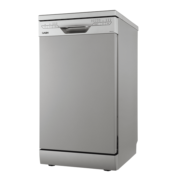 Gaba GMDW-45X inox, programok száma: 5, szabadonálló, 10 terítékes mosogatógép