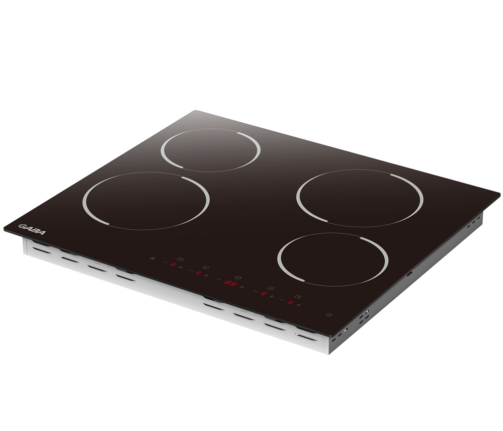 Gaba GMH-C-4 fekete, beépíthető, elektromos üvegkerámia, főzőzóna:4, beépíthető méret.56cm, főzőlap