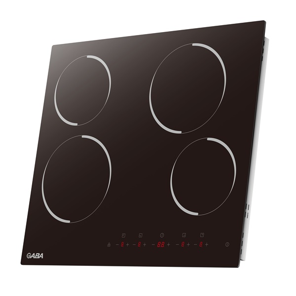 Gaba GMH-C-4 fekete, beépíthető, elektromos üvegkerámia, főzőzóna:4, beépíthető méret.56cm, főzőlap