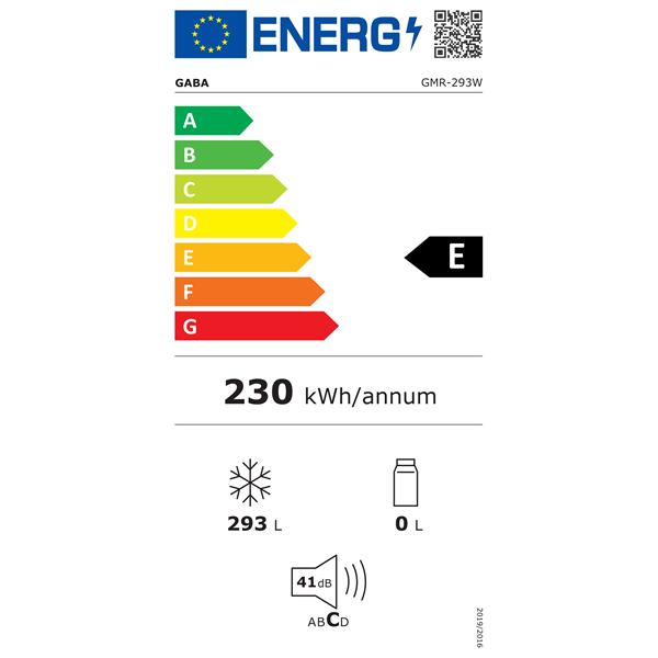 Gaba GMR-293W 293 L fagyasztóláda