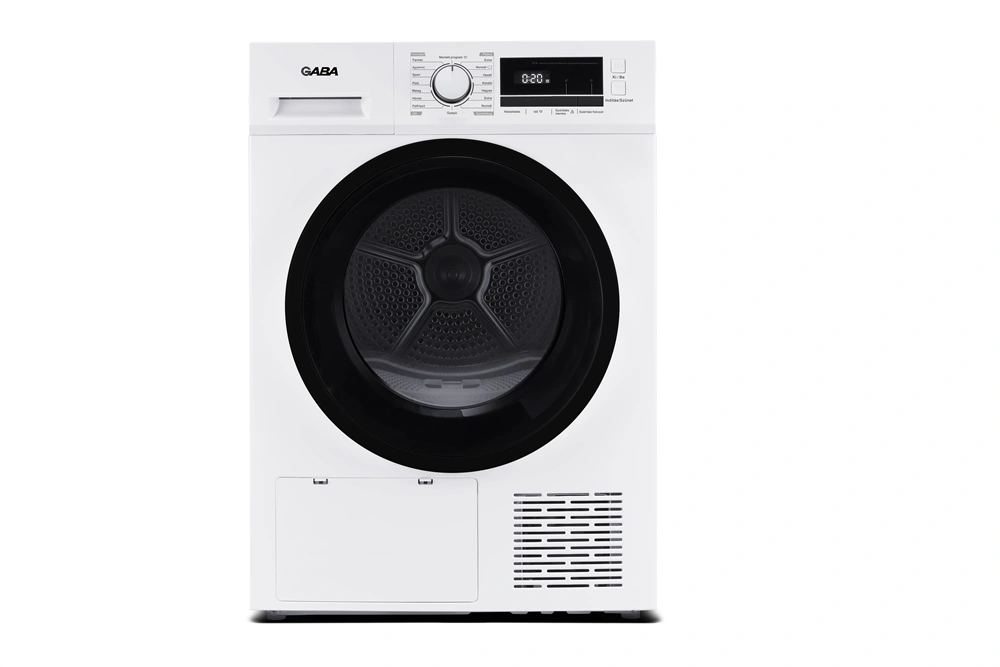 Gaba GMTD-8W fehér, 8kg, hőszivattyús szárítógép