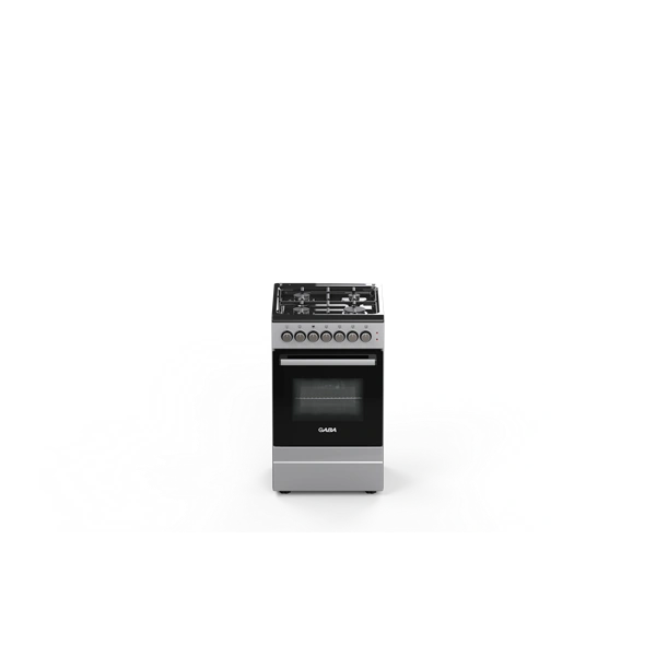 Gaba GOS-C5060GB szürke-fekete, szabadonálló, gáz, kombinált, főzőzóna: 4, sütő:46L, tűzhely