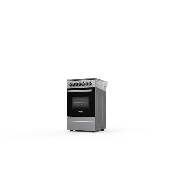 Gaba GOS-C5060GB szürke-fekete, szabadonálló, gáz, kombinált, főzőzóna: 4, sütő:46L, tűzhely