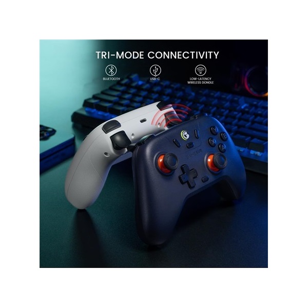 GameSir Nova Lite Multiplatform Android/iOS/Nintendo Switch/PC Bluetooth/USB vezeték nélküli fehér kontroller