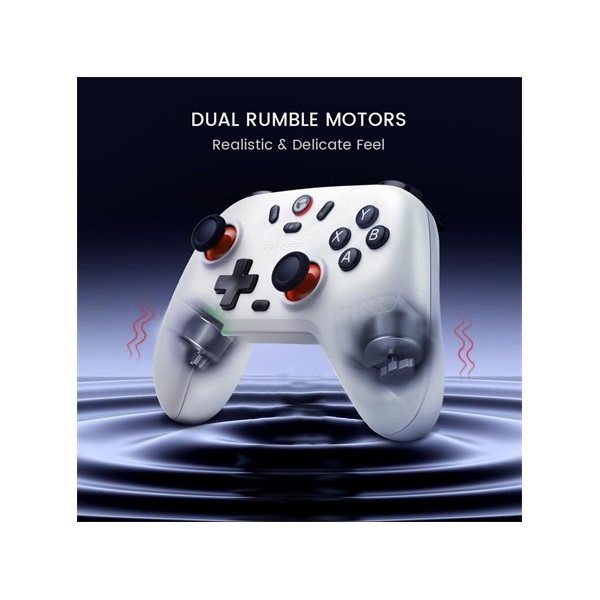 GameSir Nova Lite Multiplatform Android/iOS/Nintendo Switch/PC Bluetooth/USB vezeték nélküli fehér kontroller