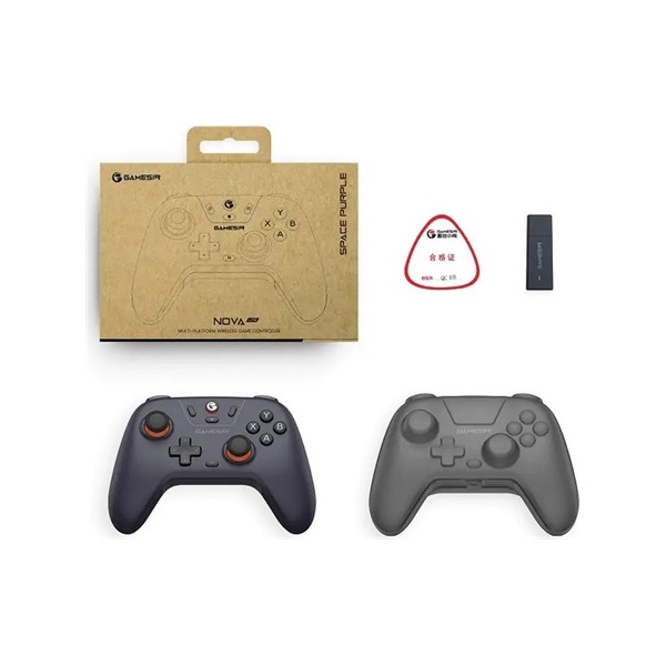 GameSir Nova Lite Multiplatform Android/iOS/Nintendo Switch/PC Bluetooth/USB vezeték nélküli lila kontroller