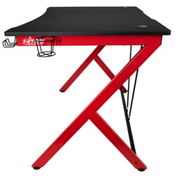 Gamer asztal Nitro Concepts D12 1160 x 750 mm Fekete/Piros