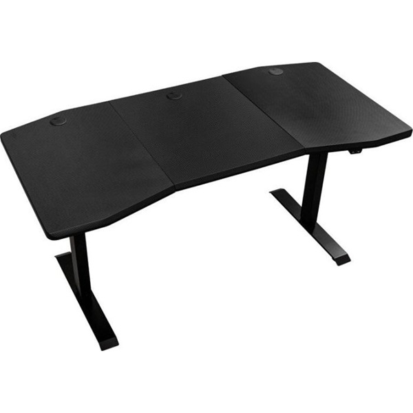 Gamer asztal Nitro Concepts D16E 1600 x 800 mm Carbon Black Elektromosan állítható