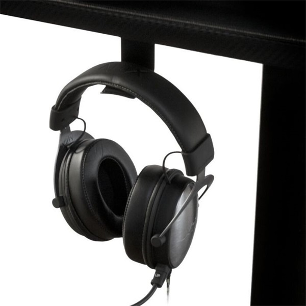 Gamer asztal Nitro Concepts D16E 1600 x 800 mm Carbon Red Elektromosan állítható