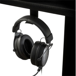 Gamer asztal Nitro Concepts D16E 1600 x 800 mm Carbon Red Elektromosan állítható