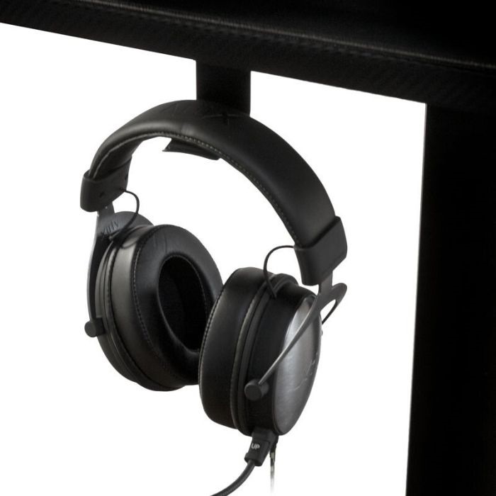 Gamer asztal Nitro Concepts D16E 1600 x 800 mm Carbon Red Elektromosan állítható