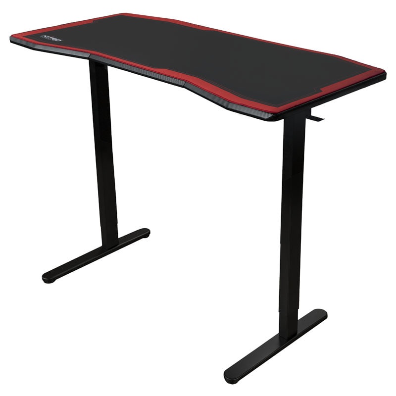 Gamer asztal Nitro Concepts D16M 1600 x 800 mm Carbon Red
