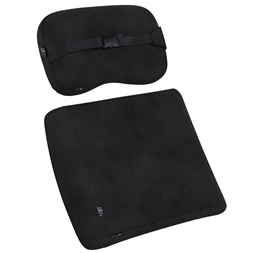 Gamer szék kiegészítő noblechairs Memóriahabos párnaszett Shure Edition Fekete